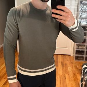 Reiss Men’s Long Sleeve Shirt. Size Medium. Sage green color. Like new condition
